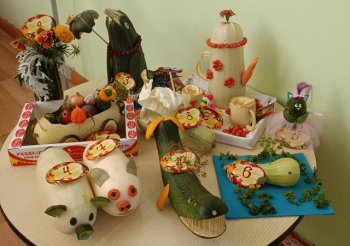 Конкурс поделок "Дары осени"